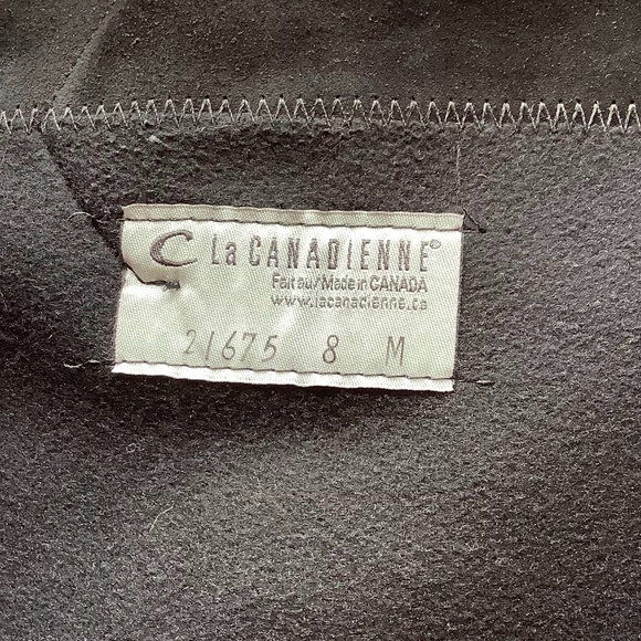 La Canadienne Dorina tall black suede boots sz 8 - Picture 3 of 4